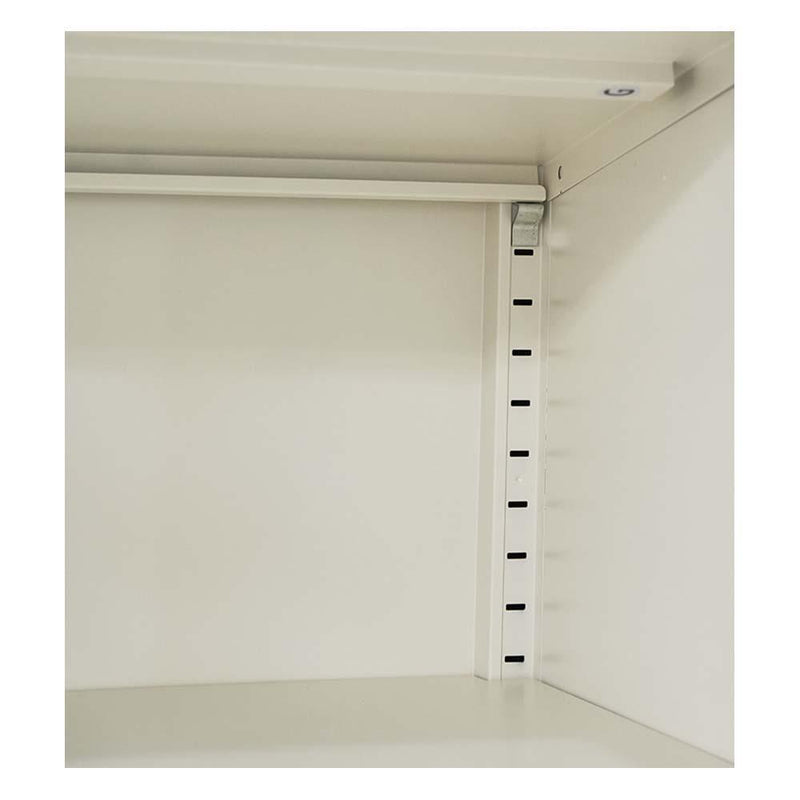 ArtissIn Double Storage Cabinet Shelf Organizer Bedroom White - John Cootes