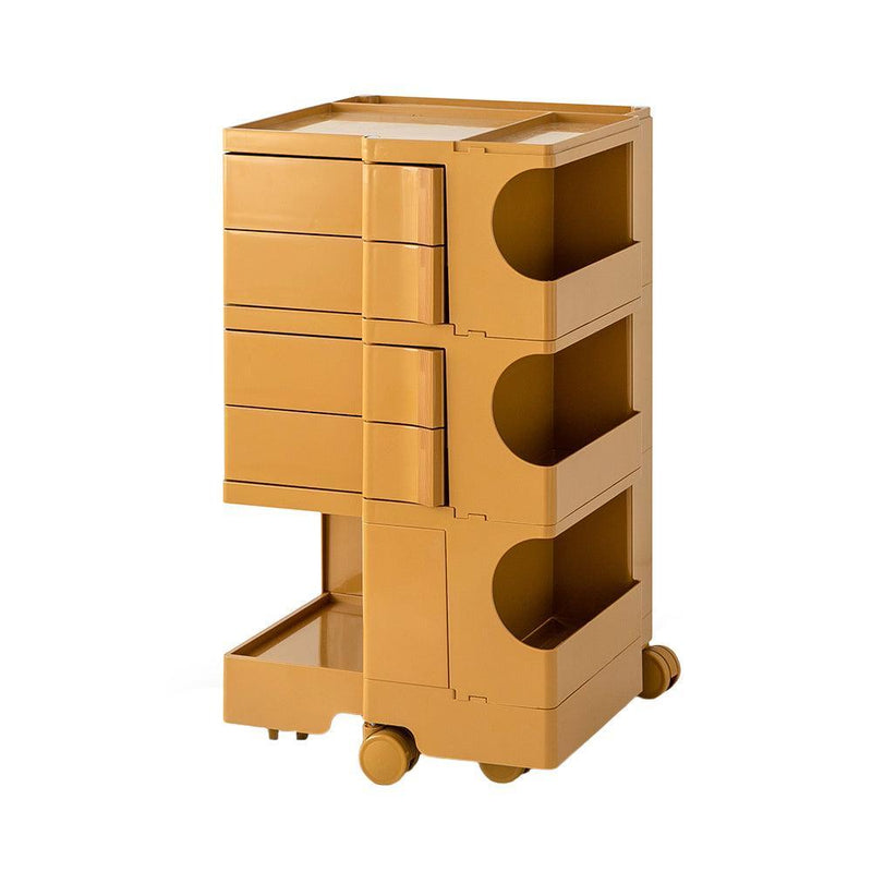 ArtissIn Replica Boby Trolley Mobile Storage Cart Shelf 5 Tier Drawer Yellow - John Cootes