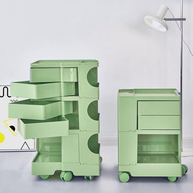 ArtissIn Replica Boby Trolley Storage Drawer Cart Shelf Mobile 5 Tier Green - John Cootes