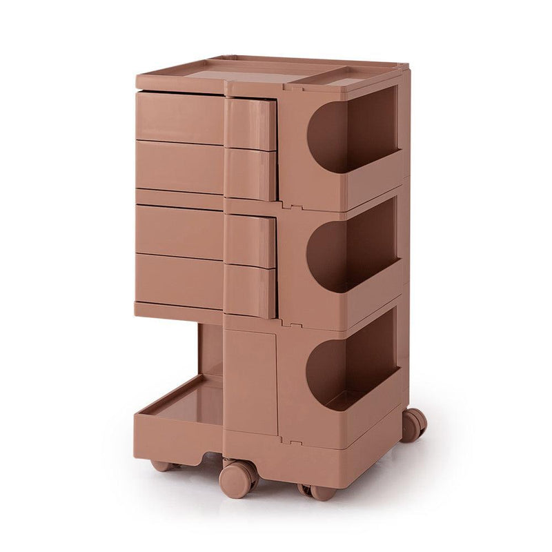 ArtissIn Replica Boby Trolley Storage Mobile Drawer Cart Shelf 5 Tier Pink - John Cootes
