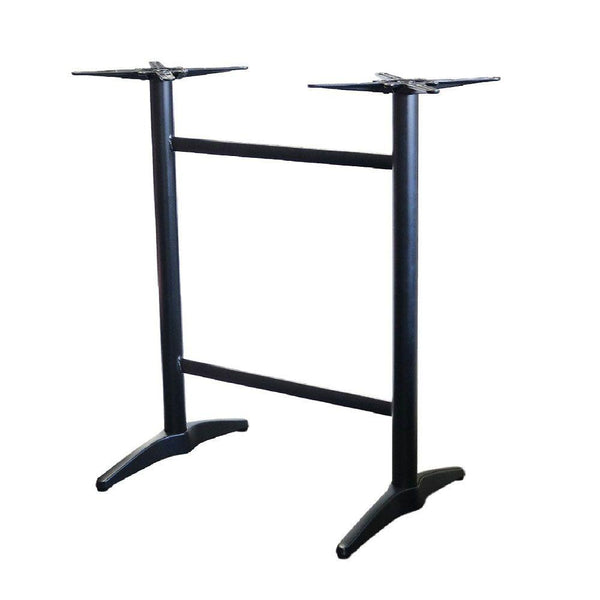 Astoria Black BAR Twin Table Base - For 1200x800 tops - John Cootes