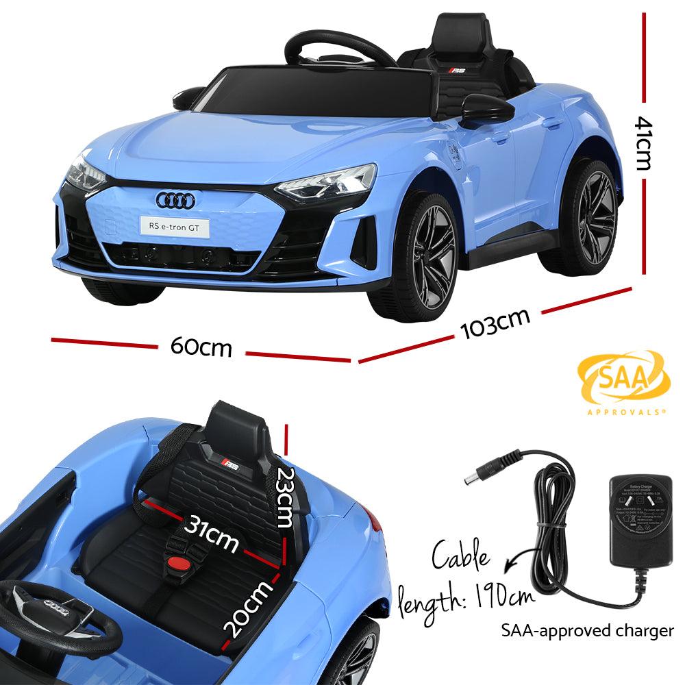 Kids Electric Ride On Car Audi Licensed RS e-tron GT Toy Cars Remote 1