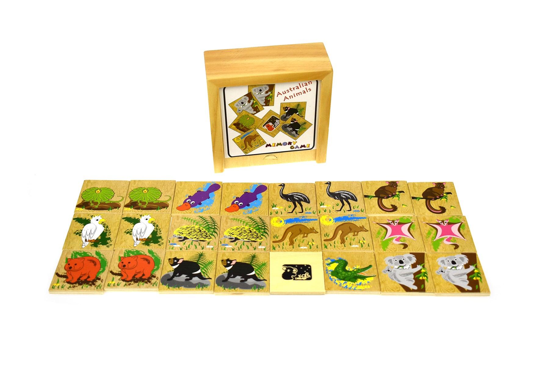 AUSTRALIAN ANIMAL MEMORY GAME - John Cootes