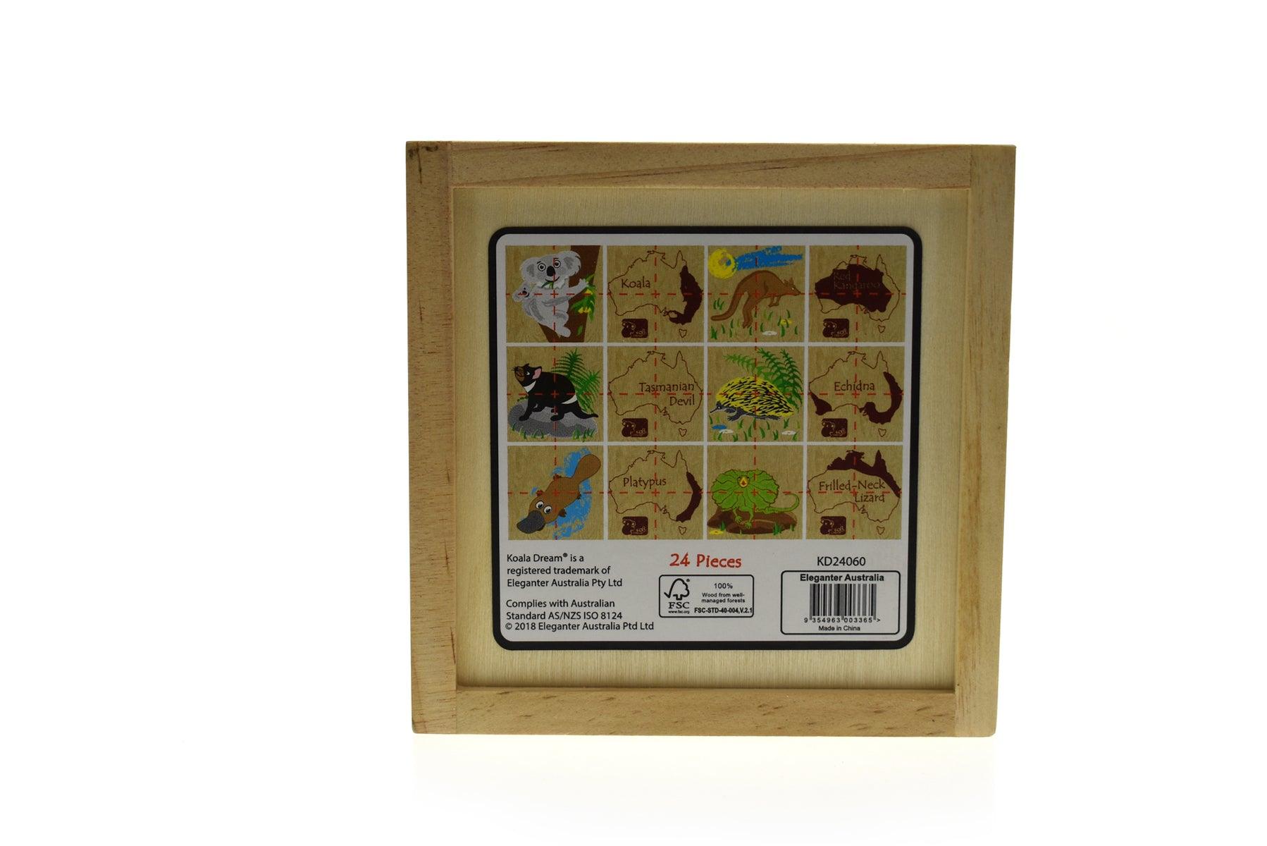 AUSTRALIAN ANIMAL PUZZLE BOX - John Cootes