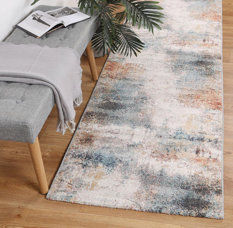 Aveza Abstract Soft Multi Rug 200x200cm - John Cootes