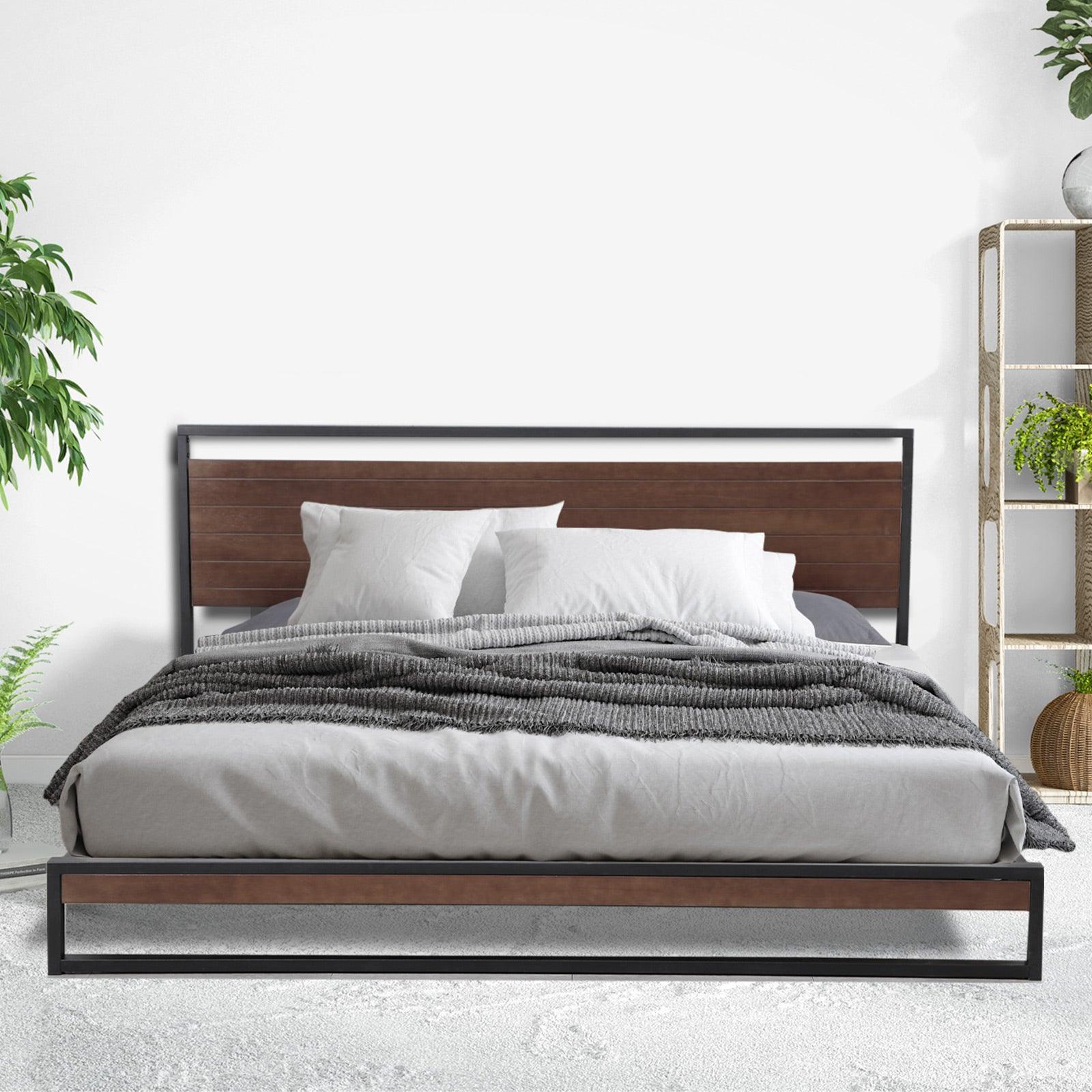 Azure Bed Frame + Comforpedic Mattress + 250GSM Bamboo Quilt Package Deal Set - King - John Cootes