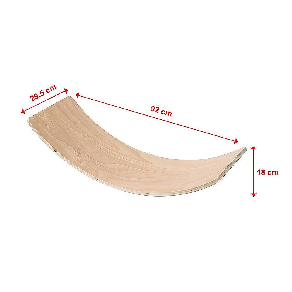 Balance Board Beam Seesaw Wooden Child Kids Adult Yoga - John Cootes