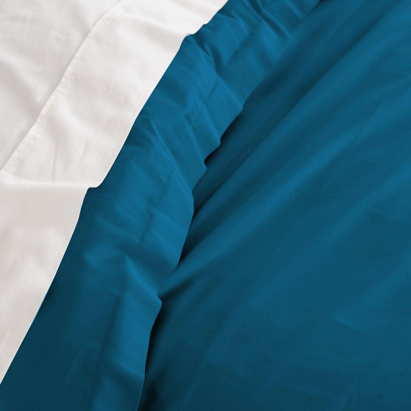 Balmain 1000 Thread Count Hotel Grade Bamboo Cotton Quilt Cover Pillowcases Set - King - Mineral Blue - John Cootes