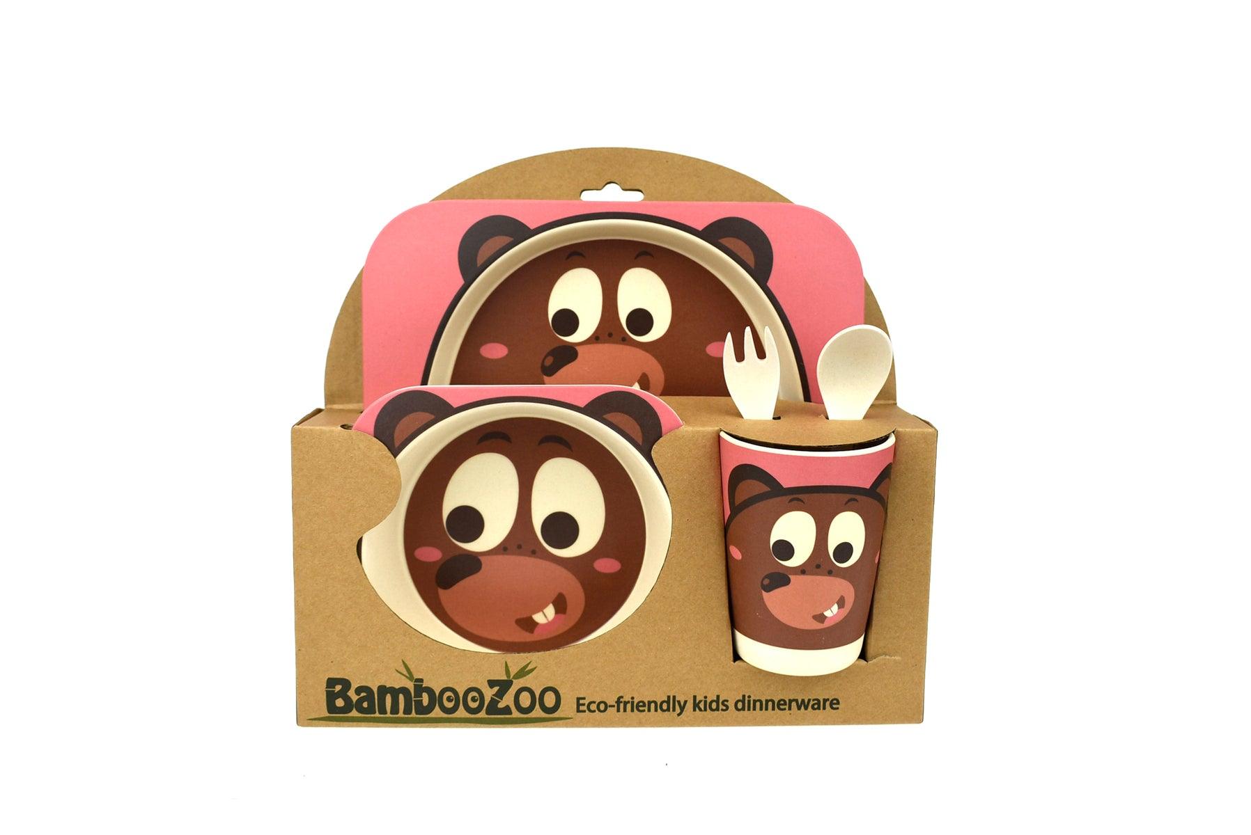 BAMBOOZOO DINNERWARE BEAR 5PCS - John Cootes