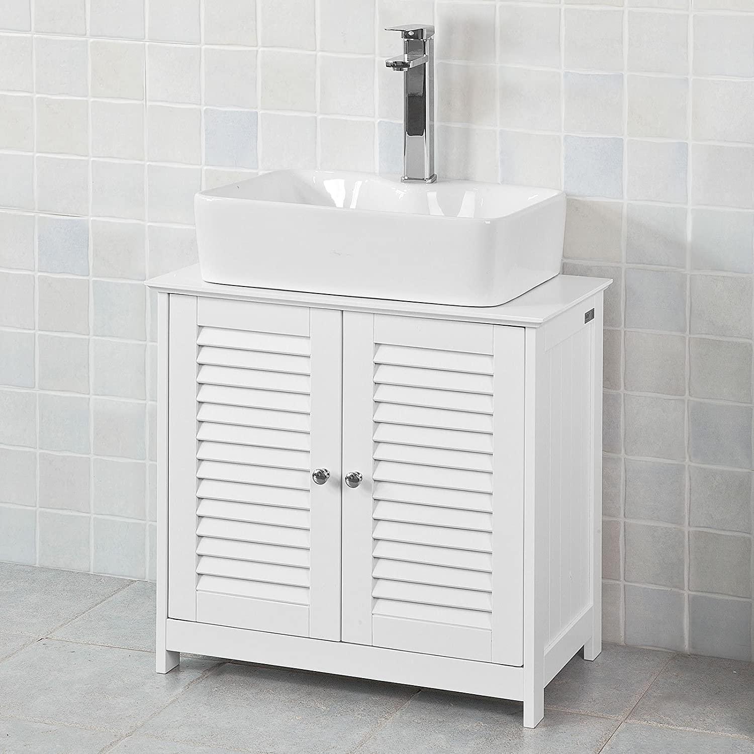 Bathroom Cabinet White 58 x 60 x 34 cm - John Cootes