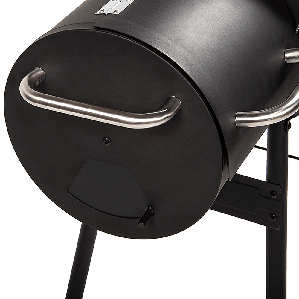 BBQ Smoker Charcoal Grill Roaster Portable Outdoor Camping Barbecue 2in1 - John Cootes