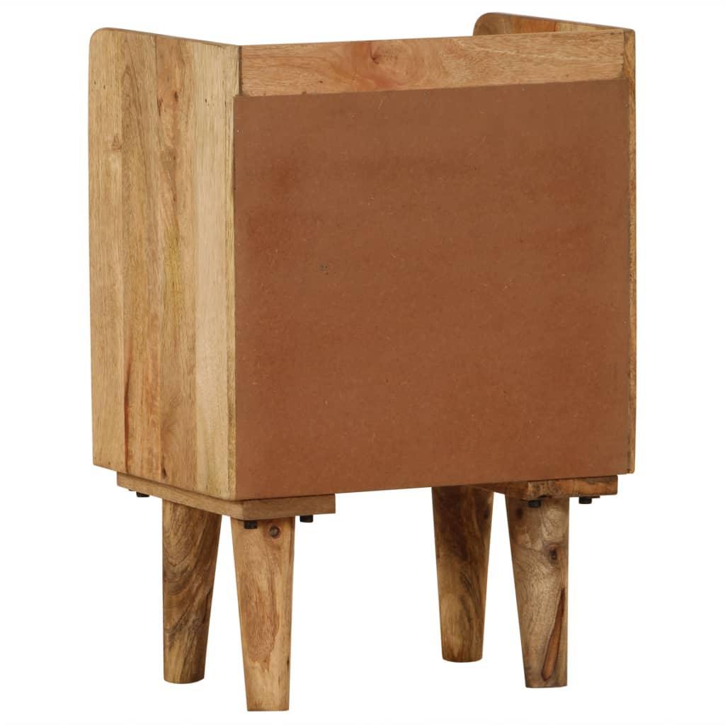 Bedside Cabinet Solid Mango Wood 40x30x59.5 Cm - John Cootes