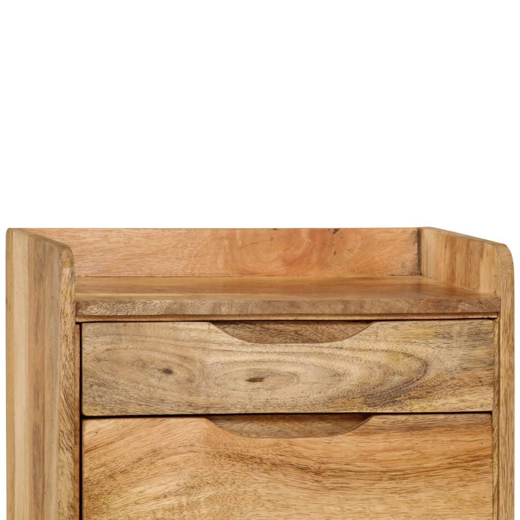 Bedside Cabinet Solid Mango Wood 40x30x59.5 Cm - John Cootes