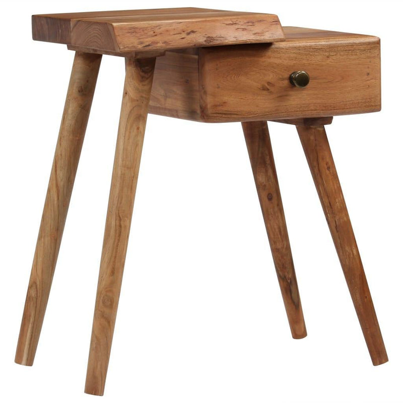 Bedside Table Solid Acacia Wood 45x32x55 Cm - John Cootes
