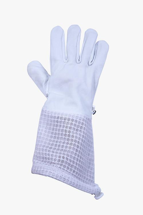 Beekeeping Bee Gloves Goat Skin 3 Mesh Ventilated Gloves-S - John Cootes