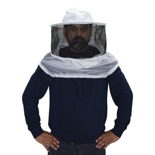 Beekeeping Bee Half Body Round Head Veil Protective Gear - John Cootes