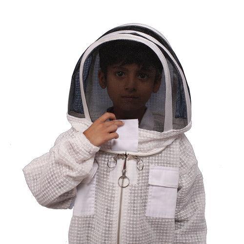 Beekeeping Bee Kids Full Suit 3 Mesh Layer Beekeeper Protective Gear S - John Cootes