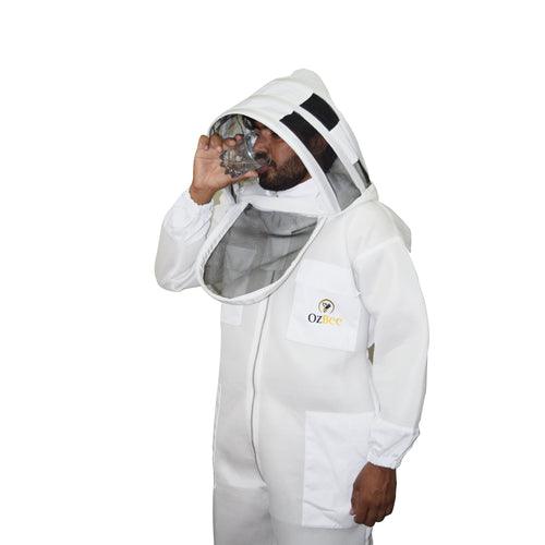 Beekeeping Bee Suit 2 Layer Mesh Hood Style Light Weight & Ultra Cool- M - John Cootes