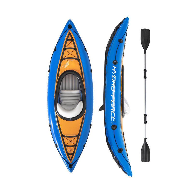 Bestway 2.8m Kayak Inflatable 1 Person Essentials Included Premium Quality - John Cootes