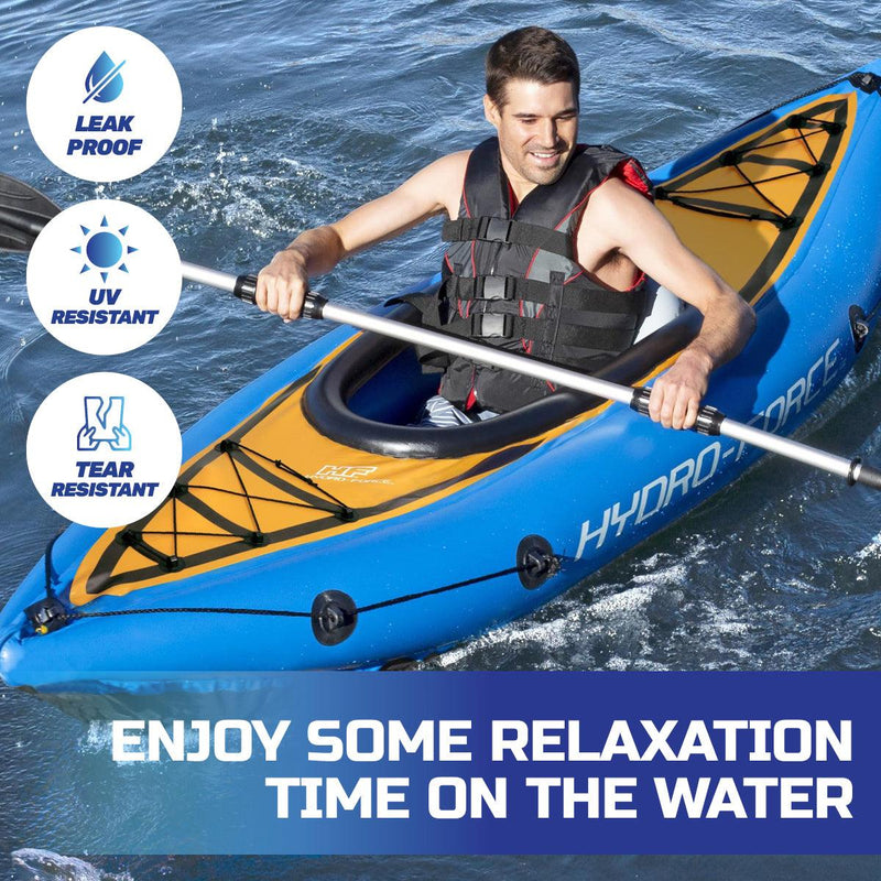 Bestway 2.8m Kayak Inflatable 1 Person Essentials Included Premium Quality - John Cootes