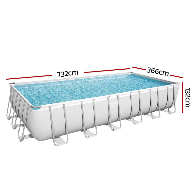 Bestway Above Ground Swimming Pool Power Steel™ Rectangular Frame Pools Filter - John Cootes