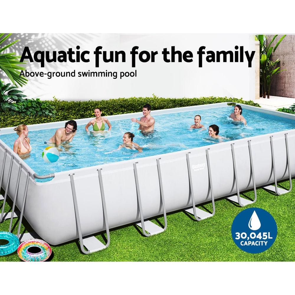 Bestway Above Ground Swimming Pool Power Steel™ Rectangular Frame Pools Filter - John Cootes