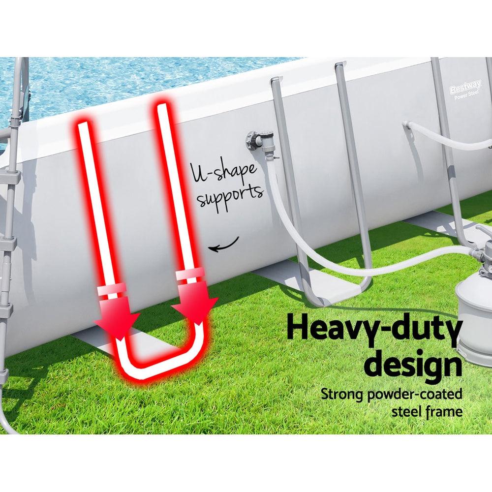 Bestway Above Ground Swimming Pool Power Steel™ Rectangular Frame Pools Filter - John Cootes