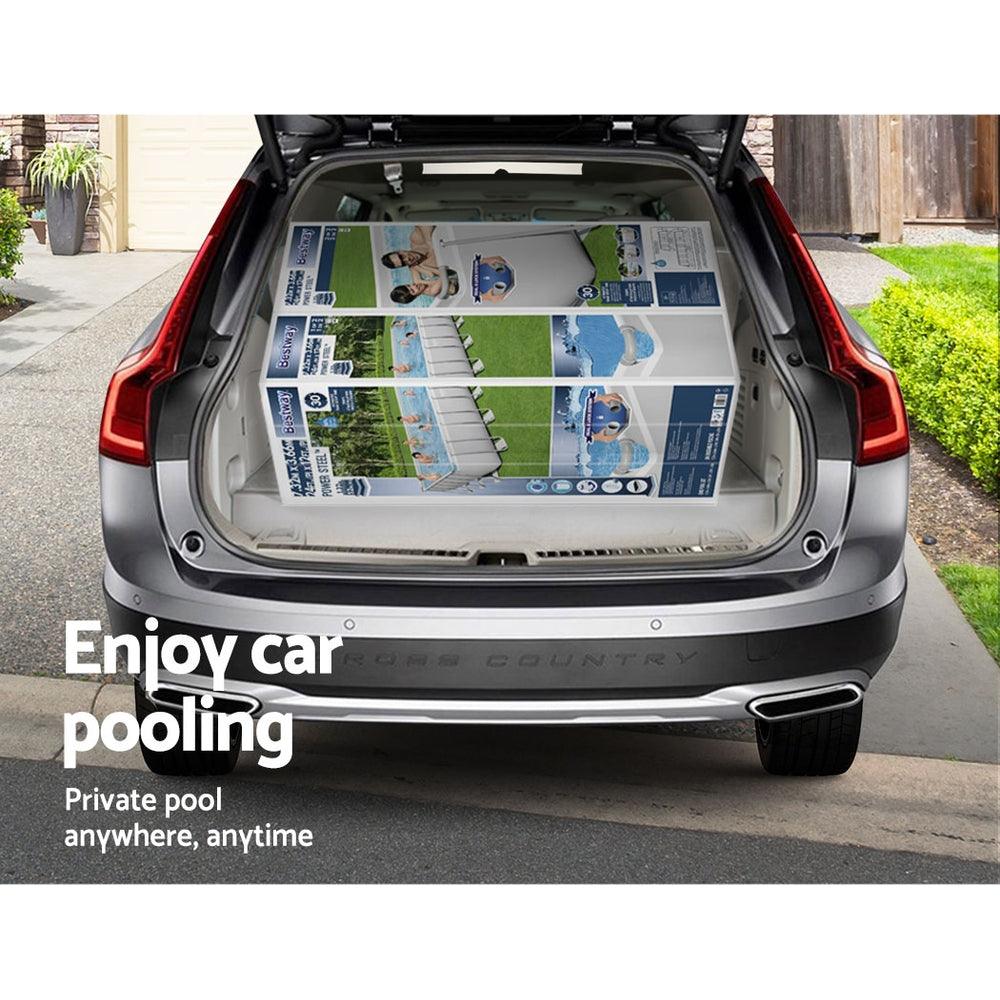 Bestway Above Ground Swimming Pool Power Steel™ Rectangular Frame Pools Filter - John Cootes