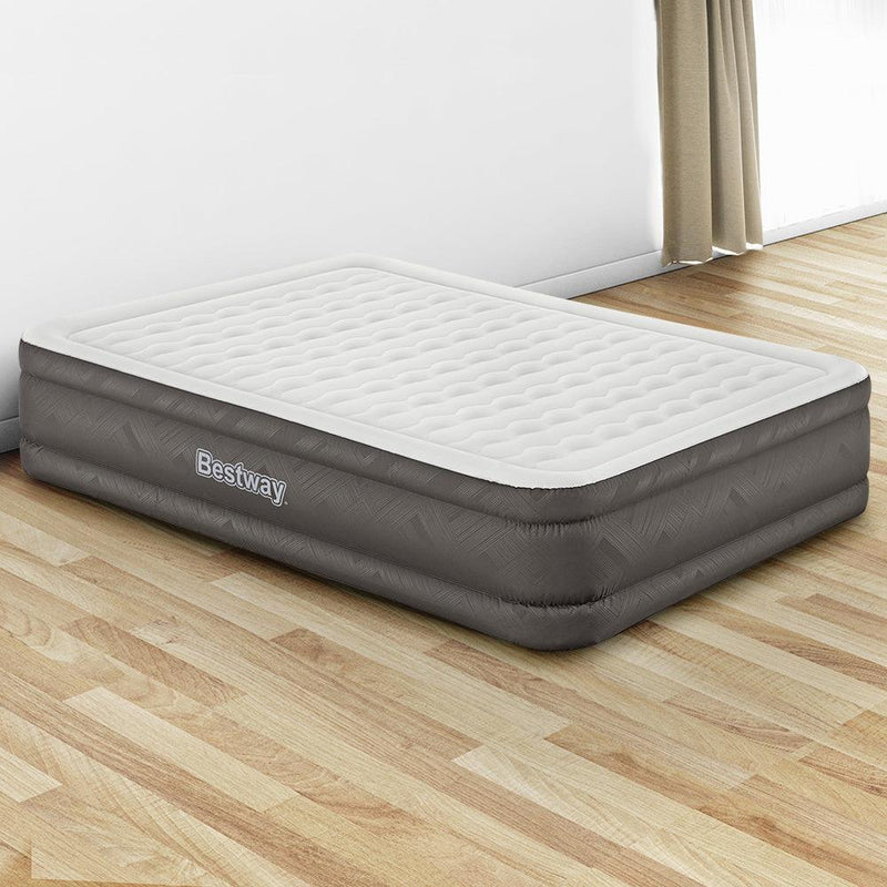 Bestway Air Bed Queen Size Mattress Camping Beds Inflatable Built-in Pump - John Cootes