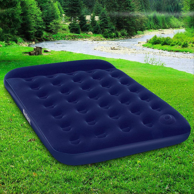 Bestway Double Size Inflatable Air Mattress - Navy - John Cootes