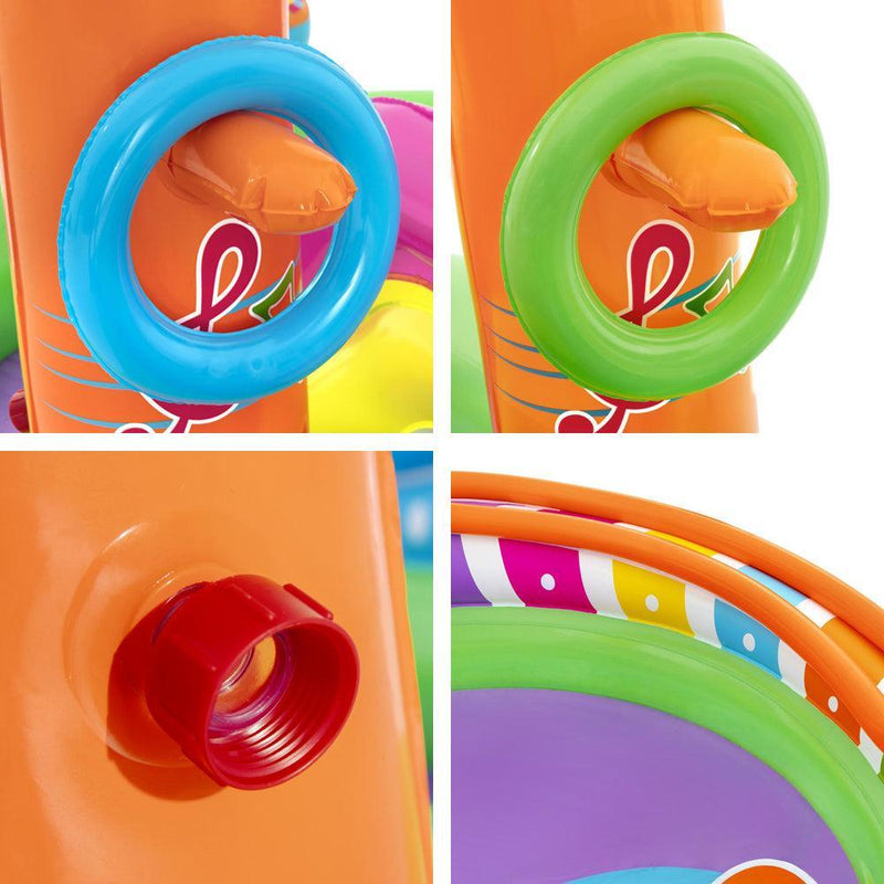 Bestway Inflatable Swimming Play Pool Kids Above Ground Kid Game Toy 3 People - John Cootes