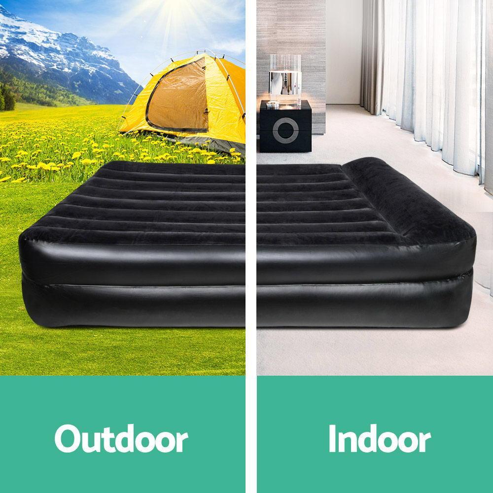 Bestway Queen Size Inflatable Air Mattress - Black - John Cootes