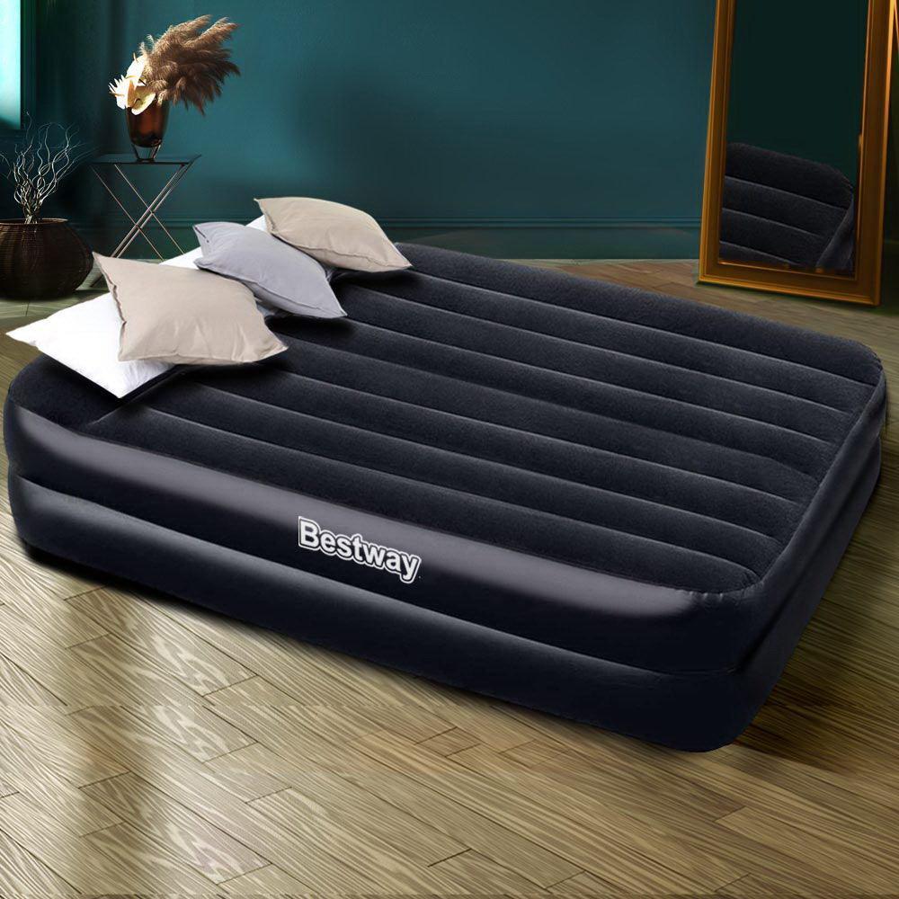 Bestway Queen Size Inflatable Air Mattress - Black - John Cootes