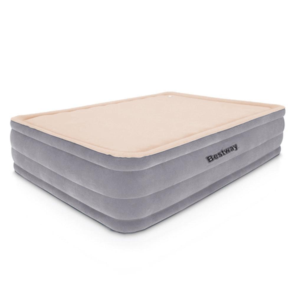 Bestway Queen Size Inflatable Air Mattress - Grey & Beige - John Cootes