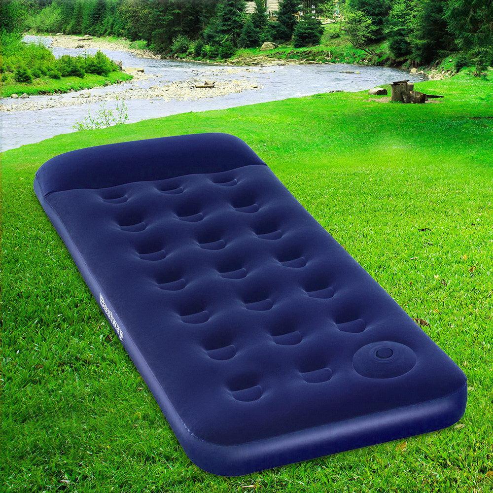 Bestway Single Size Inflatable Air Mattress - Navy - John Cootes