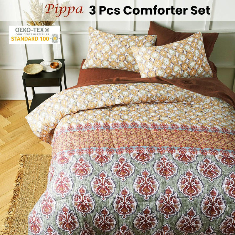 Big Sleep 3 Piece Pippa Comforter Set Queen - John Cootes