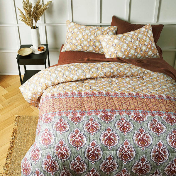 Big Sleep Pippa Printed Quilt Cover Set Queen - John Cootes