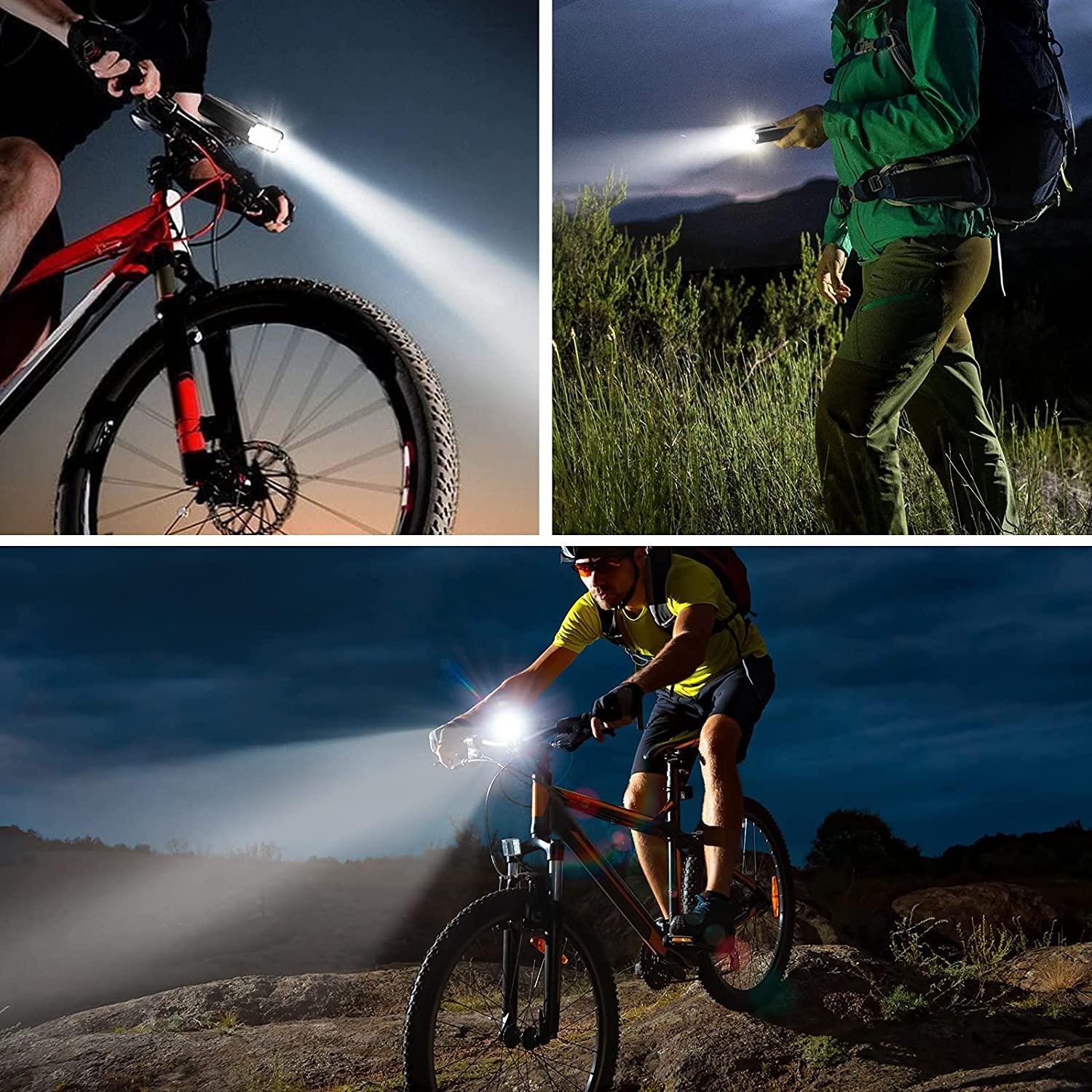 Bike 360 Light Front USB Rechargeable 1000 Lumen IPX4 Waterproof and Built in 2500mAh Powerbank Led Bicycle Lighting - John Cootes