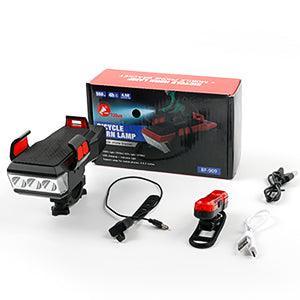 Bike LED Light 550LM Front and Back USB Rechargeable with 4000mAh Power Bank and IPX4 Waterproof - John Cootes