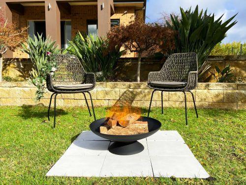 Black Lassen Cast Iron Fire Pit - John Cootes