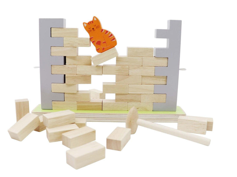 BLOCKS WOODEN JENGA WALL BOARD GAME - John Cootes