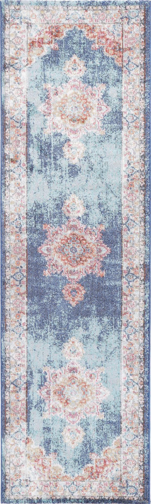 Brentwood Transitional Navy Rug 160x160cm - John Cootes