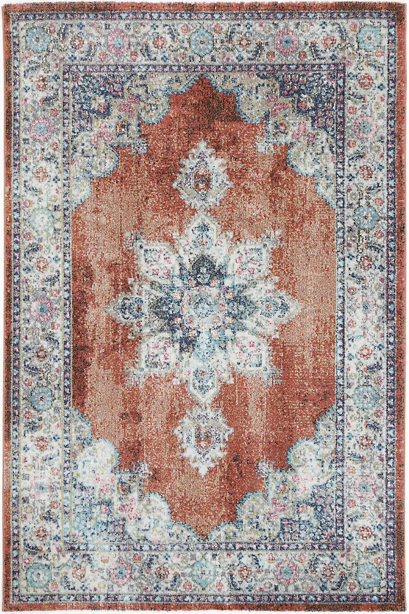 Brentwood Transitional Rust Rug 160x160cm - John Cootes