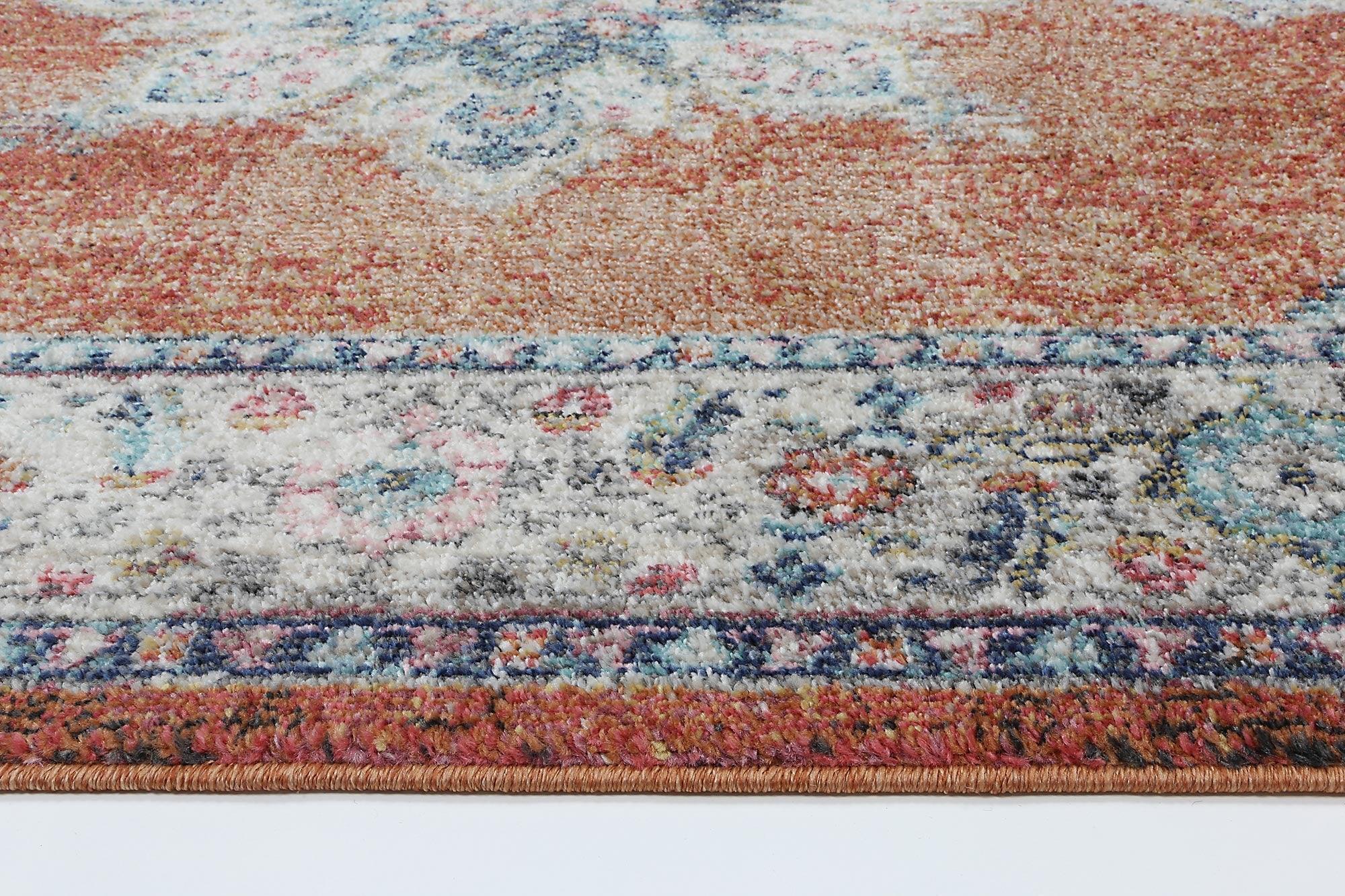 Brentwood Transitional Rust Rug 160x160cm - John Cootes