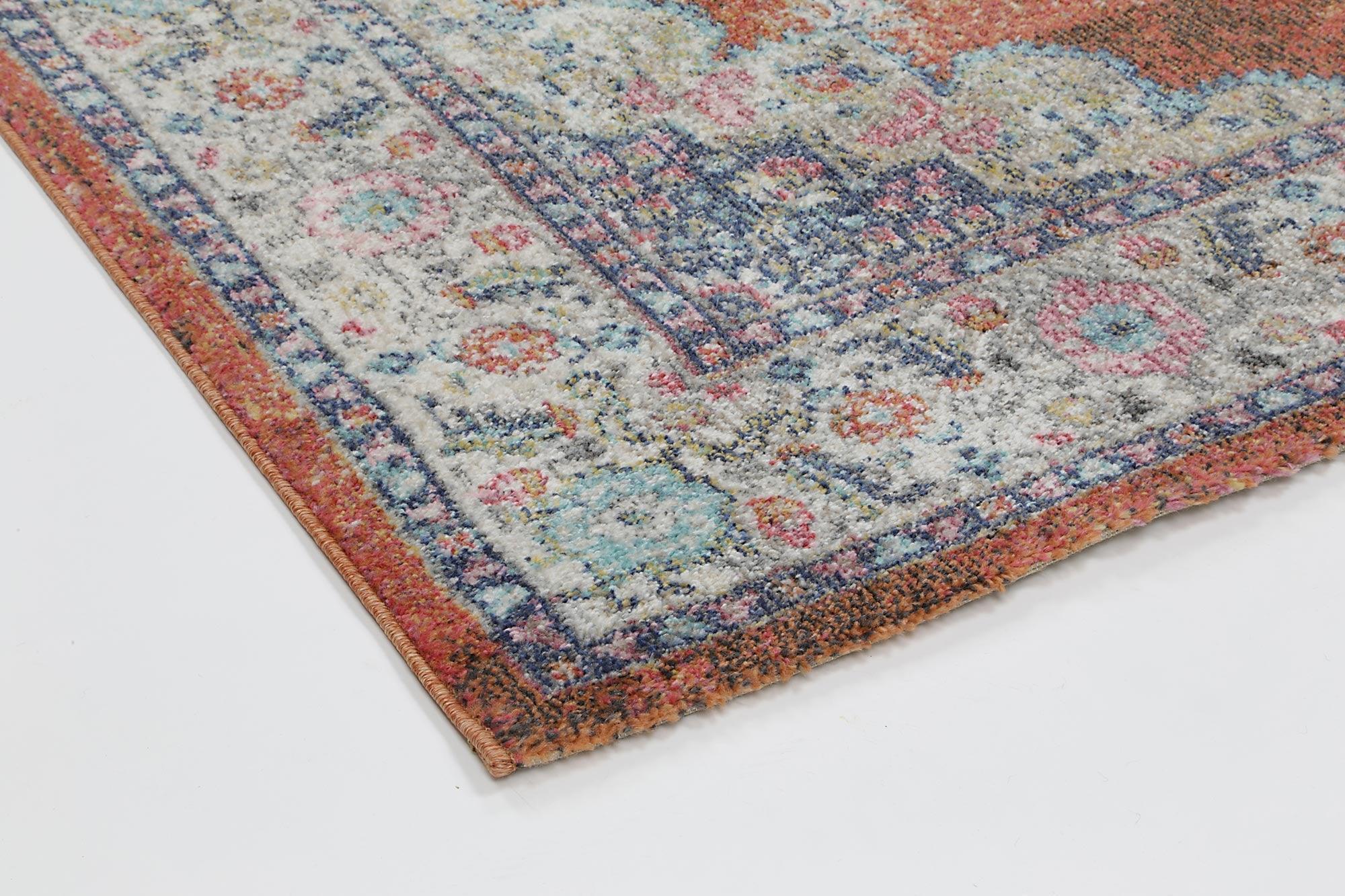 Brentwood Transitional Rust Rug 160x160cm - John Cootes