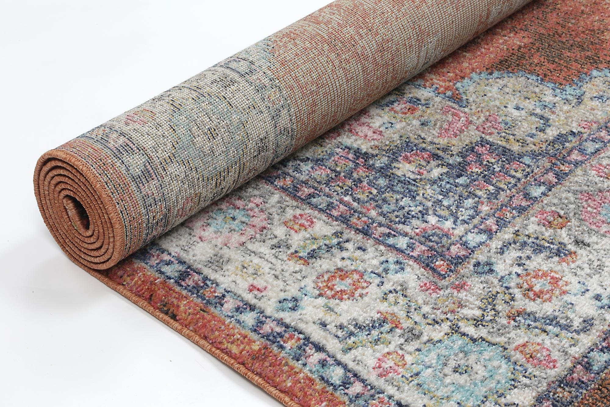 Brentwood Transitional Rust Rug 160x160cm - John Cootes