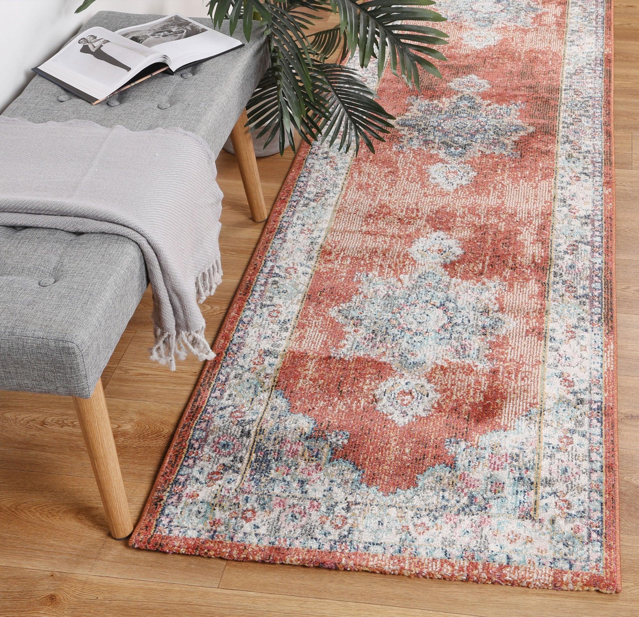 Brentwood Transitional Rust Rug 160x160cm - John Cootes