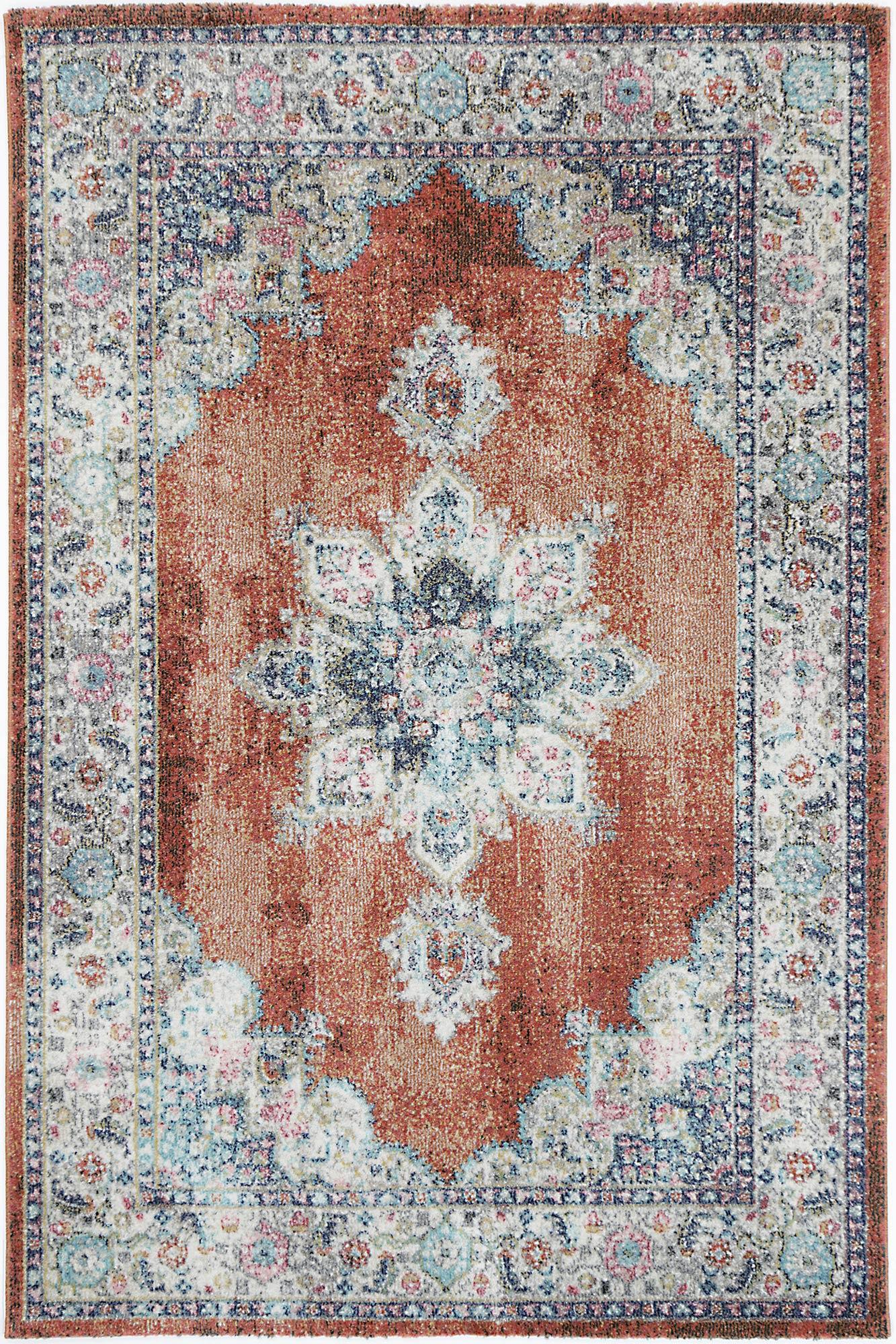 Brentwood Transitional Rust Rug 200x200cm - John Cootes