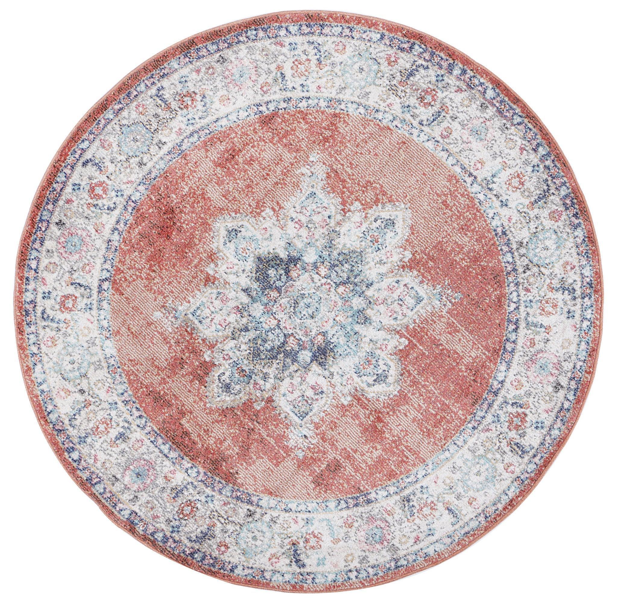 Brentwood Transitional Rust Rug 200x200cm - John Cootes