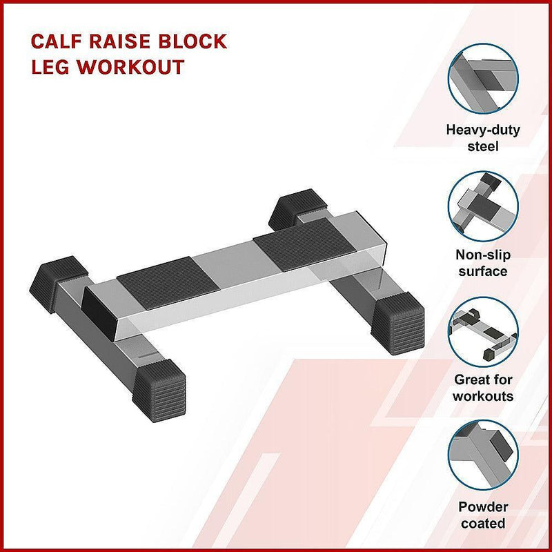Calf Raise Block Leg Workout - John Cootes